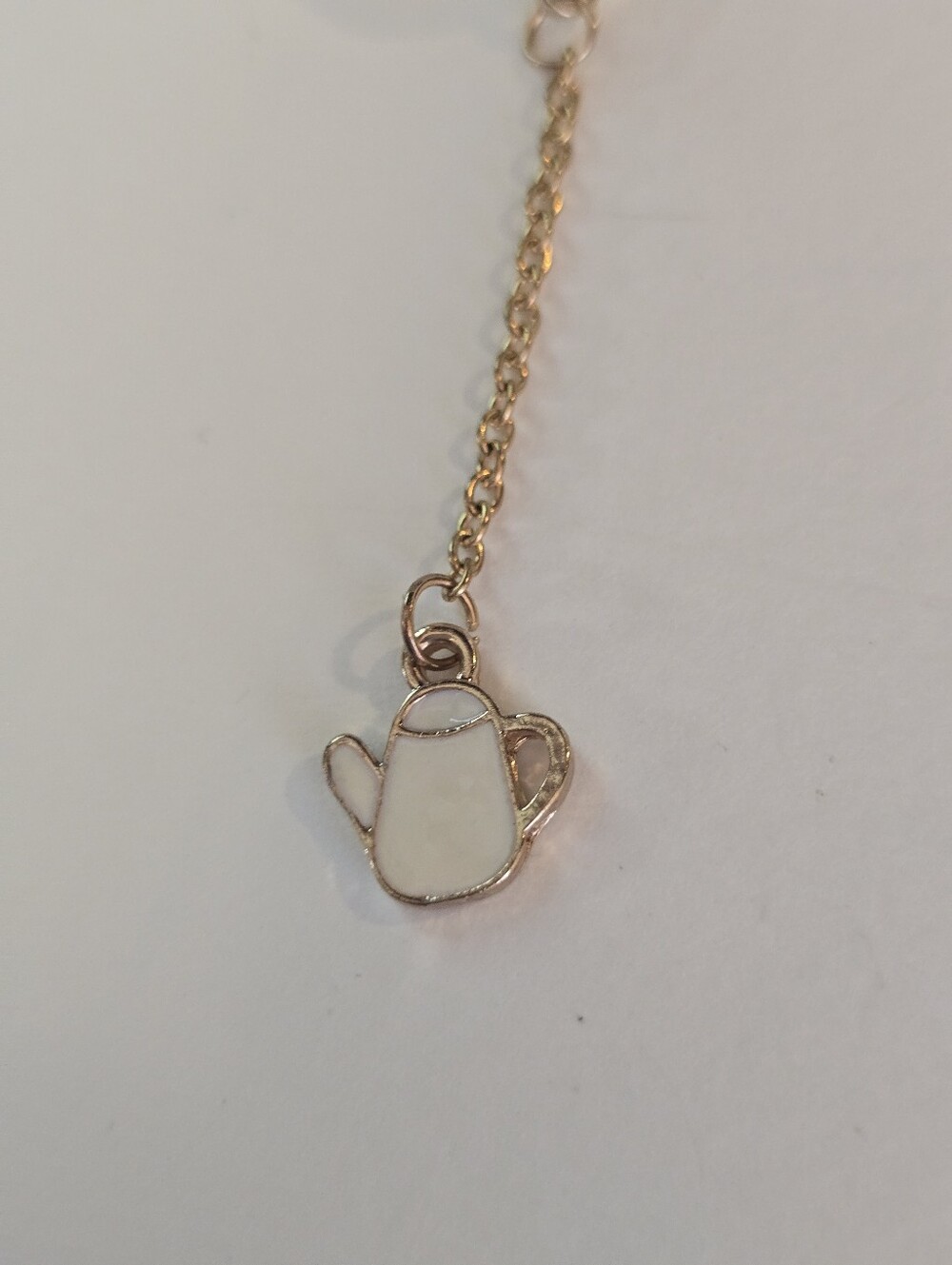 Gold Tone Cactus & Teapot Dangle Brooch - Picture 3 of 5